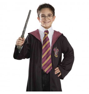 Marca SaborSabor Cravatta Adulto Casa Grifondoro con Stemma Originale 140cm Harry Potter Gryffindor 