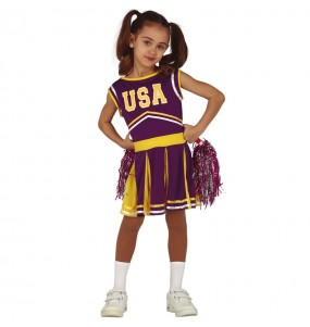 Travestimento Cheerleader USA bambina che più li piace