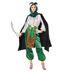 Costume da Verde arabo beduino per donna
