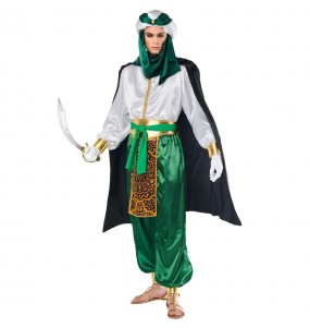 Costume da Beduino arabo verde per uomo