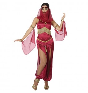 Travestimento Ballerina Araba rossa donna per divertirsi e fare festa