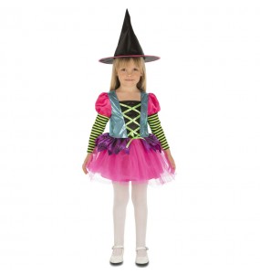 Vestito Strega dei boschi bambine per una festa ad Halloween