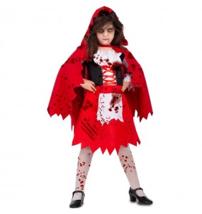 Costume da Cappuccetto rosso insanguinato per bambina