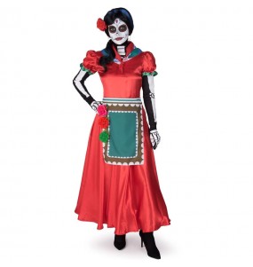 Costume Catrina Rosabella donna per una serata ad Halloween 