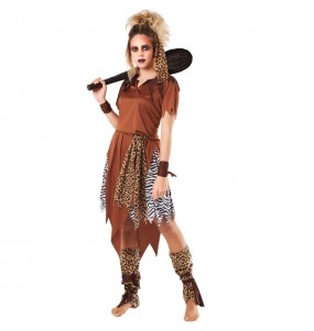 Costume da Troglodita dell'età della pietra per donna