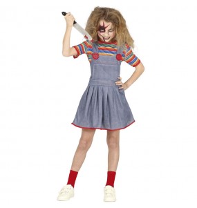 Costume da Chucky bambola insanguinata per bambina