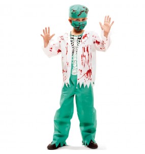 Costume da chirurgo scheletrico per bambino