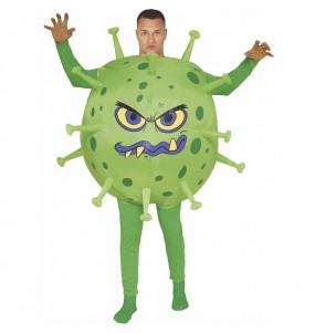 Costume da Coronavirus gonfiabile per adulto