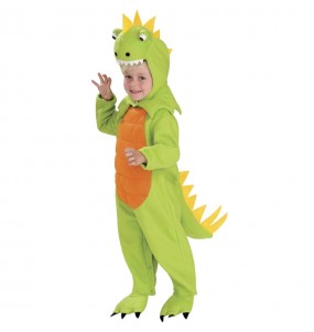Costume da Dinosauro verde per neonato