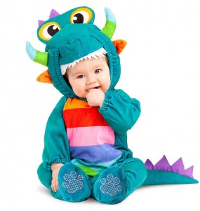 Costume da Drago con coda per neonato