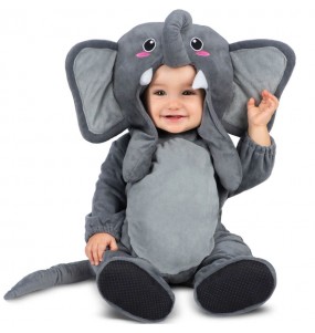 Costume da Elefante grigio per neonato