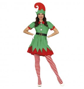 Costume da Elfo di San Nicola per donna