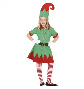 Costume da Elfo di Babbo Natale per bambina