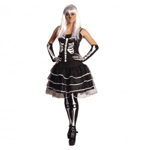 Costume Scheletro Skelita donna per una serata ad Halloween