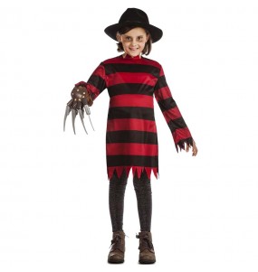 Costume da Freddy Krueger per bambina