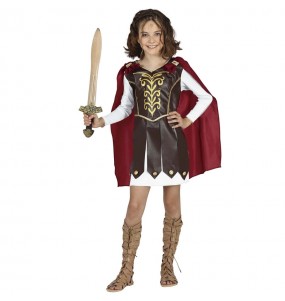 Costume da Gladiatore Spartana per bambina