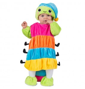 Costume da Verme multicolore per neonato