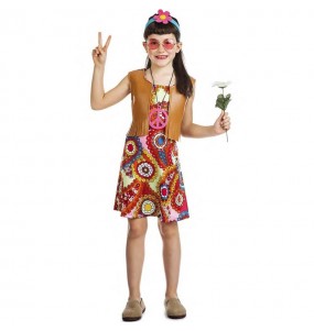 Costume da Hippie Happy per bambina