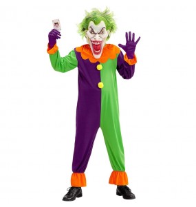 Travestimento da Joker malvagio per bambino