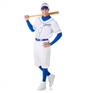 Costume da Giocatore di baseball blu per uomo