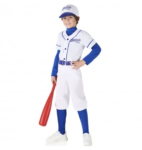Costume da Giocatore di baseball blu per bambino