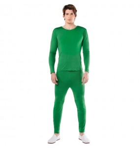 Costume da Body verde 2 pezzi per uomo
