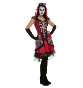 Costume Catrina Messicana Il Giorno dei Morti donna per una serata ad Halloween