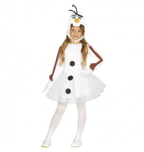 Costume da Pupazza di neve Olaf per bambina