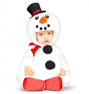 Costume da Pupazzo di neve con cappello per neonato