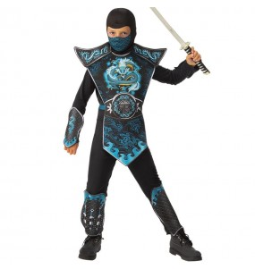 Costume da Ninja Drago blu per bambino