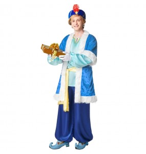 Costume da Paggetto Melchiorre blu per uomo
