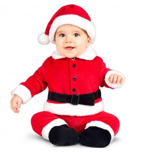 Costume da Babbo Natale lusso per neonato