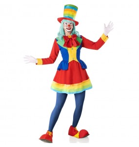 Costume da Clown giocoliere per donna