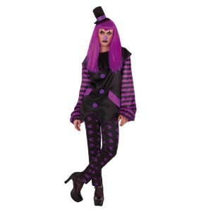 Costume Pagliaccia Malvagia donna per una serata ad Halloween 
