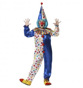 Costume da Clown blu per bambino