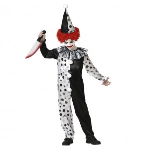Travestimento da Clown Pierrot assassino per bambino