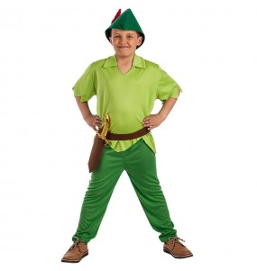 Costume da Peter Pan L'isola che non c'è per bambino