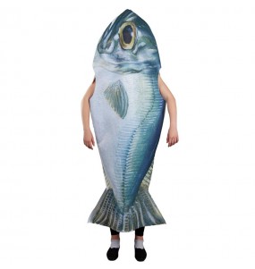 Costume da Pesce blu per uomo