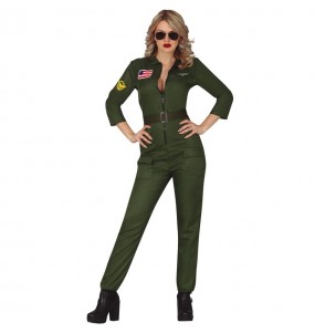 Costume da pilota di caccia per donna