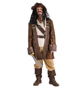 Costume da Pirata Black Sam per uomo