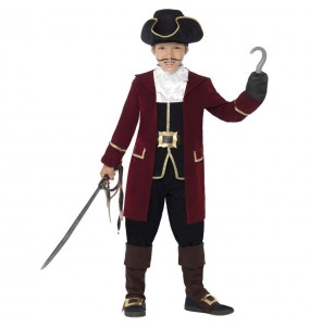 Costume da pirata di Capitan Uncino per bambino
