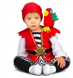 Costume da Pirata con pappagallo per neonato