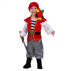 Costume da Pirata con pappagallo per bambino