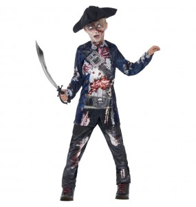 Costume da Pirata zombie sanguinario per bambino