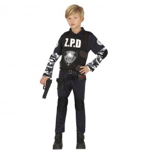 Costume da Poliziotto zombie per bambino