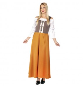 Costume da Locandiera medievale tradizionale per donna