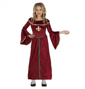 Costume da Principessa medievale Fidelma per bambina
