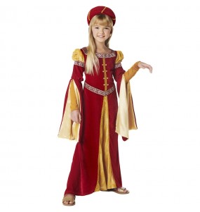 Costume da Regina medievale per bambina