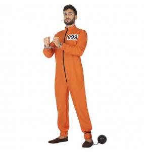 Costume da Prigioniero in uniforme arancione per uomo
