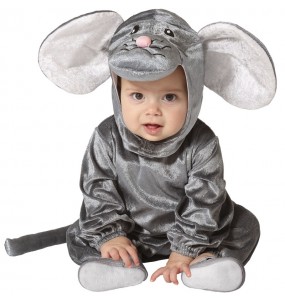 Costume da Topo grigio per neonato